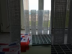 14 مقياس غالوانيزد أنواع مختلفة من شبكة الأسلاك المطاطية 3x2 حفرة 15x15 للسياج الزراعي